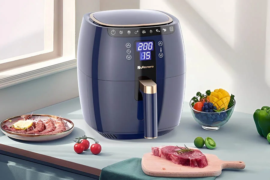 stainless steel inside air fryer