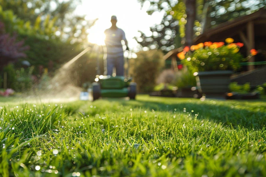 electric start lawn mowers